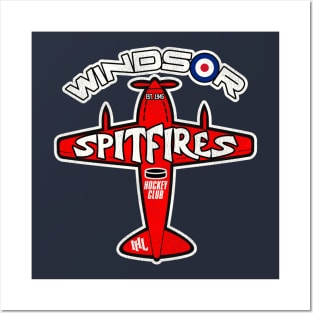 Defunct Windsor Spitfires Hockey Team Posters and Art